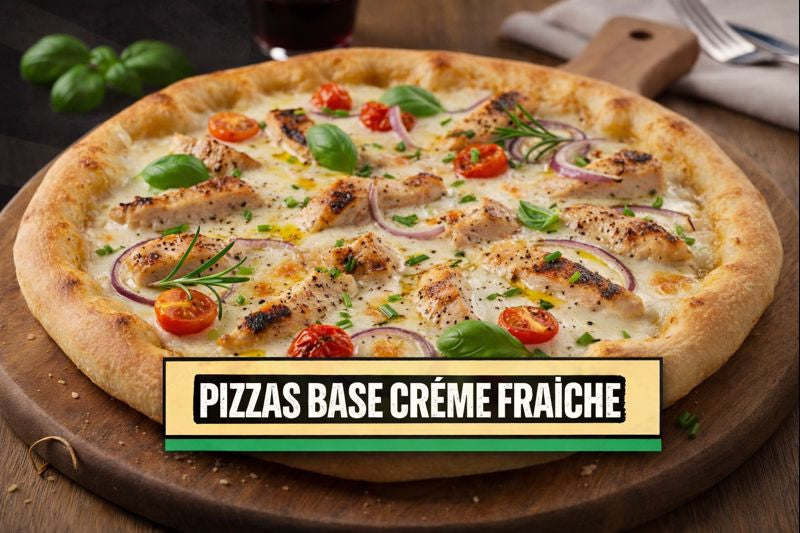 Pizzas base Crème fraiche
