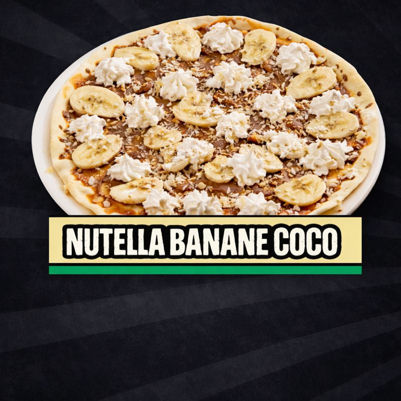 Pizza Nutella Banane Coco