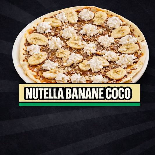 Pizza Nutella Banane Coco