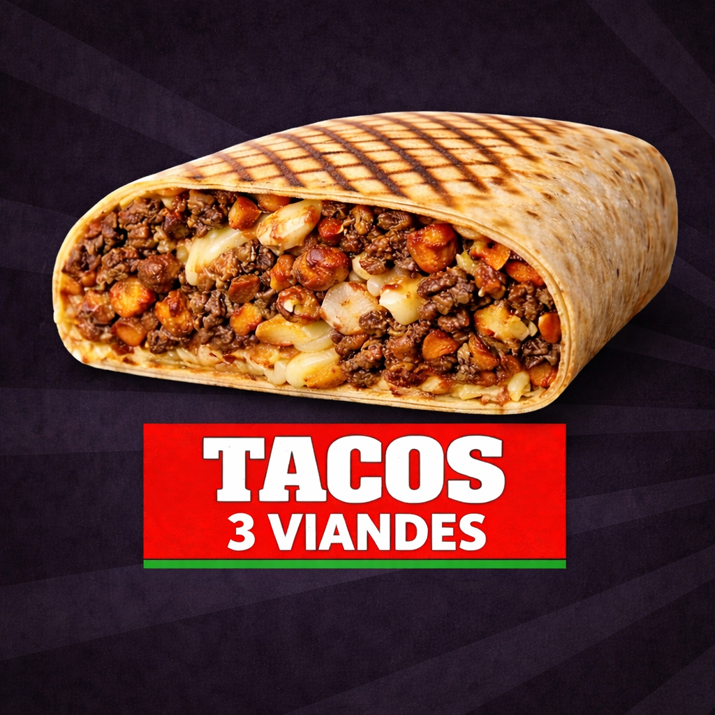 Tacos 3 viandes